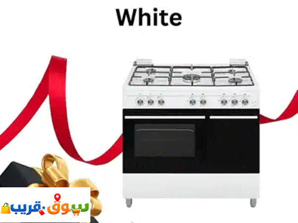 فرن غاز جنرال غولد 90 سم نحاس: جديد بالكرتونة | ضمان سنة كاملة