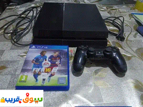 فرصة ذهبية! بلاي ستيشن 4 فات 1 تيرا (PS4 Fat 1TB) مع يدتين تحكم | جاهز للألعاب الفورية!