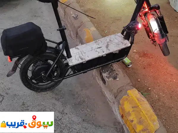 سكوتر الدب الروسي مقاس 14 جديد استخدام شهرين ولا يوجد فيه أي عيب شغال مغير كفرات حجري للعمر وفيه ...