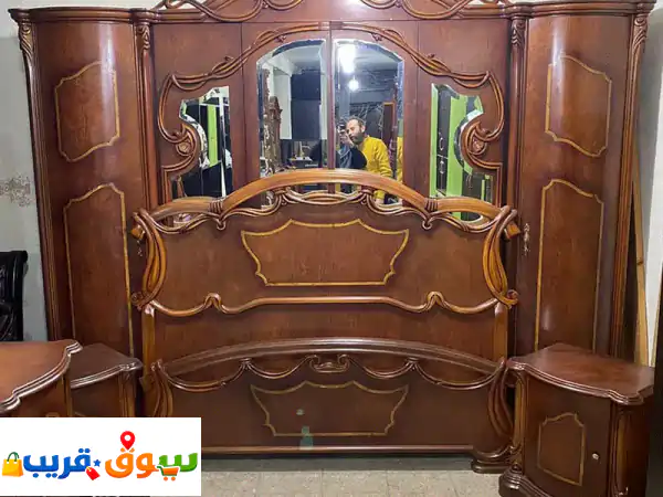 اوضة نوم خشب زان ولاتي كلا ملبسة قشرة زان