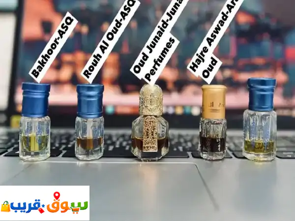 لدينا عطر عود نقي 100، كما يتوفر لدينا خشب العود...