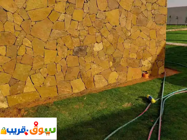 مقاول حجر طبيعي في جدة يوجد لدينا حجر منضر روعة