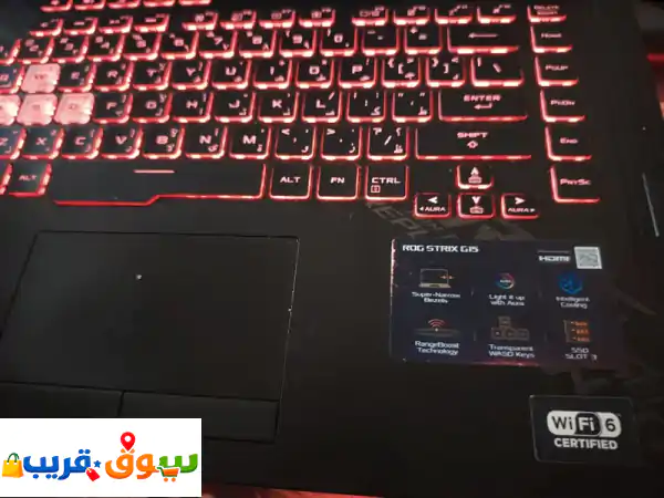 لاب أيسوس روج جي 15 رام 16 روم 512 شاشة 144 هرتز
