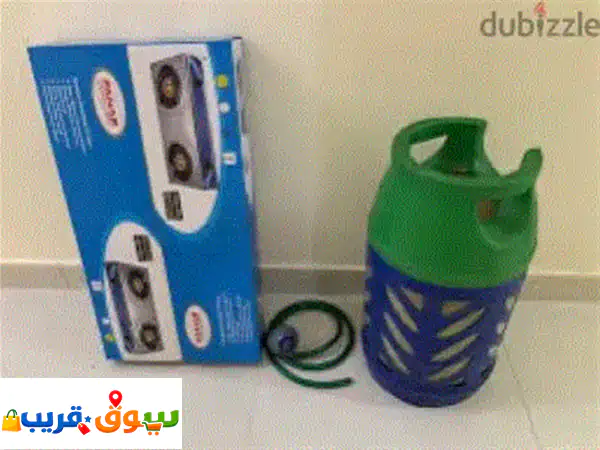 بوتاجاز شعلتين بالأسطوانة: موقد غاز متكامل للرحلات والمنزل | جهّز مطبخك الآن!