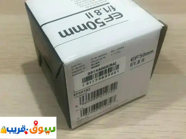 CANON EF 50 MM Fu002 F1.8 II LENS