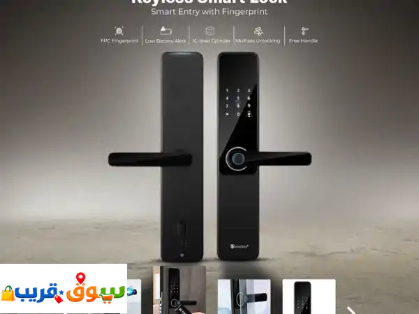 secuview key less entry smart door lock (fingerprint) upgrade your security with a smart ...