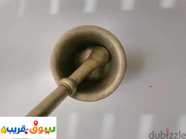 هاون نحاس عتيق أصيل من الخمسينات (3.5 كجم) | تحفة نادرة تزين منزلك