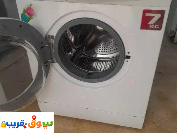 غسالة كامبوماتيك 7 كيلو شبه جديدة: نظافة مثالية وكفالة | فرصة لا تعوض!