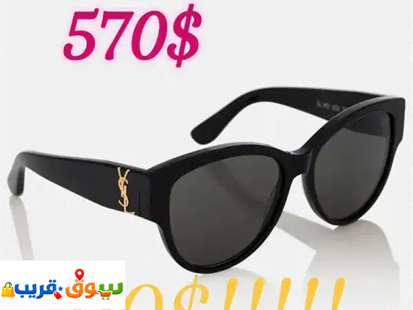 نظارات YSL Saint Laurent SL M3 (كول. 1) - فاخرة، بحالة ممتازة |...