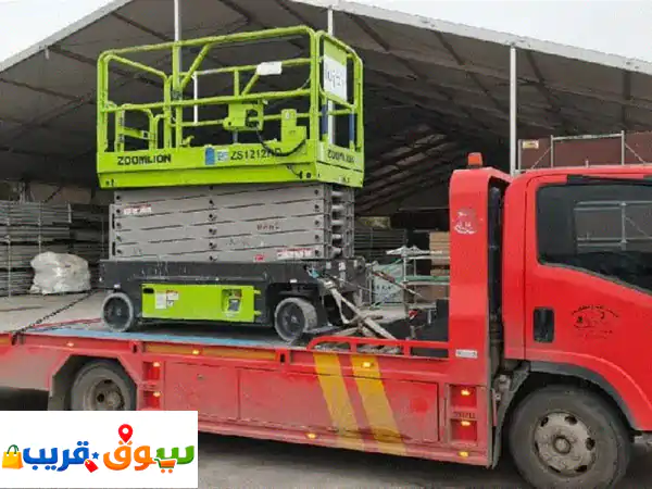 1  سيزرلفت (scissor lift) متوفر لدينا للإيجار...