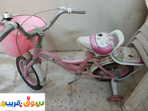 سيكل اطفال بنات السعر 60 درهم بحالة جيده