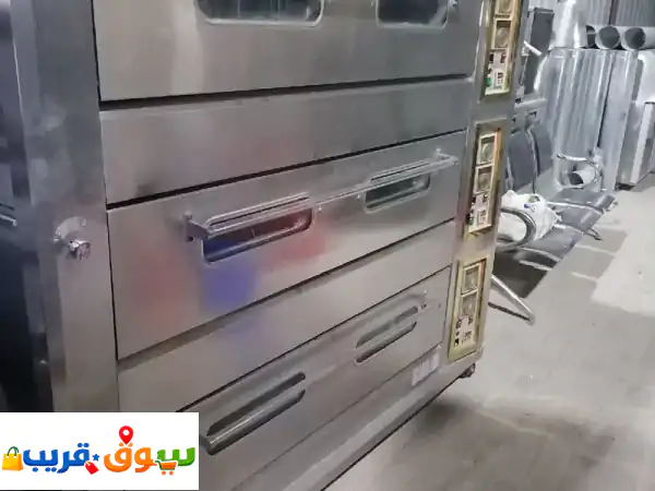 فرن دكت 3 طابق 9 صواني 60*40 بحالة ممتازة غاز للبيع