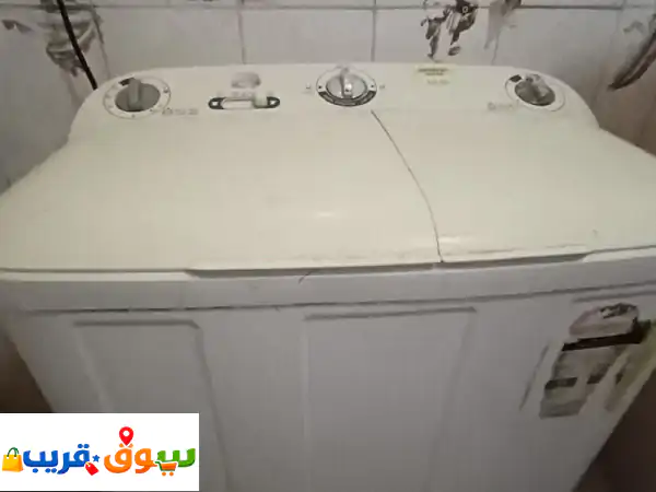 مكيف وغسالة وسرير للبيع السرير جديد الغسالة جينرال نظيفة
