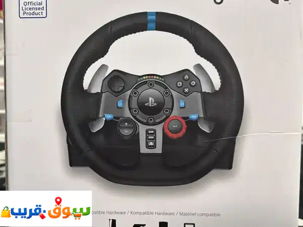عجلة قيادة Logitech G29 Driving Force الاحترافية مع ناقل سرعات...