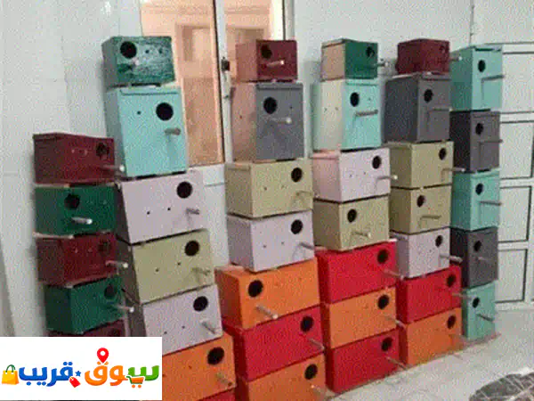 قفص ببغاء وطيور عملاق (8 أقسام) | مساحة فاخرة بحالة ممتازة لرفاهية طيورك!