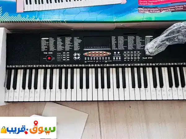 بيانو أطفال إلكتروني مع ميكروفون ومحول طاقة |...