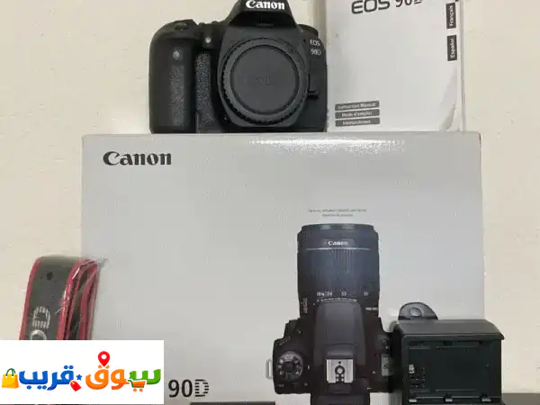 كاميرا Canon EOS 90D (عدسة 18-135mm): أطلق إبداعك الفني...