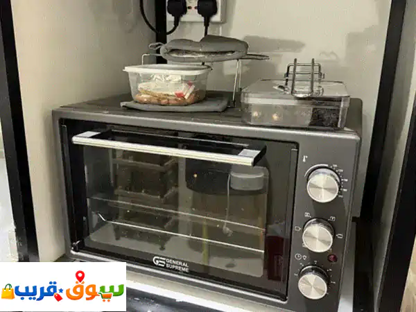 فرن جنرال سوبريم كهربائي 45 لتر بشواية دوارة |...