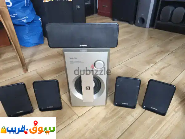 فرصة ذهبية: نظام مسرح منزلي 5.1 احترافي Philips & Yamaha -...