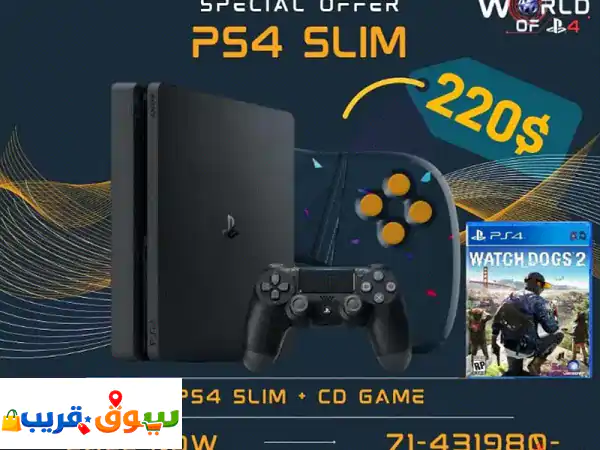 ps4 slim with warranty