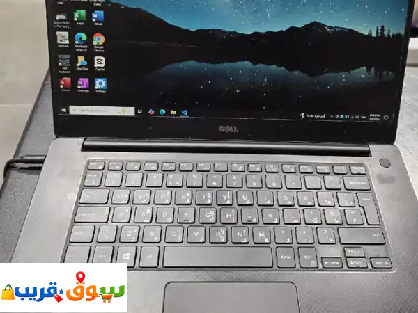 لابتوب dell precision 5520 رام 16 وهارد ssd 512 المعالج intel xeon e3...