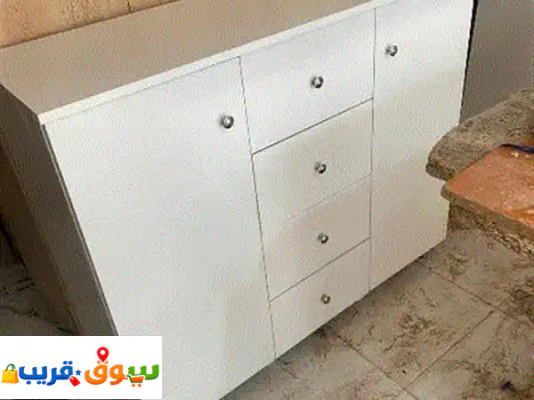 تختين مفرد 96 سم مع كمود صغيرة