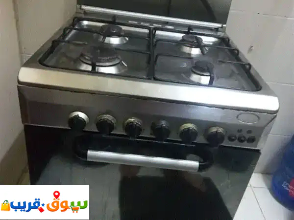 المحرق: فرن جليم غاز إيطالي فاخر 4 شعلات - تحكم...