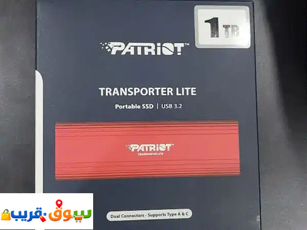 Patriot Transporter Lite SSD 1 TB, Externel SSD, PTPL1 TBPEC  Red