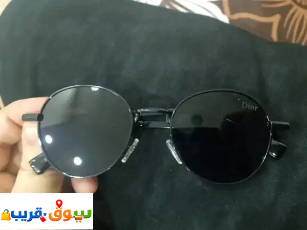 نظارة dior رجاليه أصليه بعدسات سوداء داكنه زيرو السعر...
