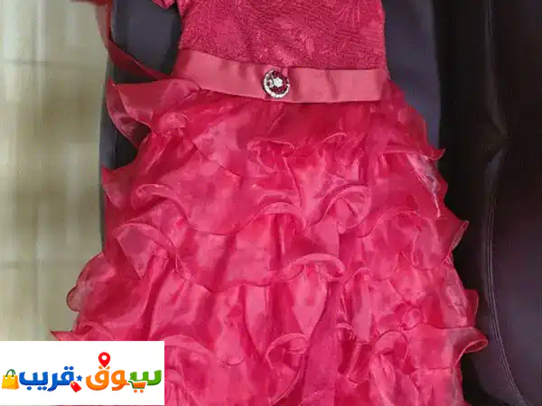 Red Girls Dress (8–9 Years) – Excellent Condition – 7 BHD