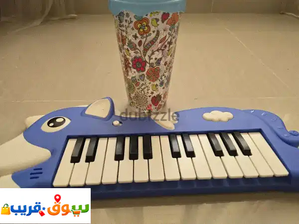 piano and bottle