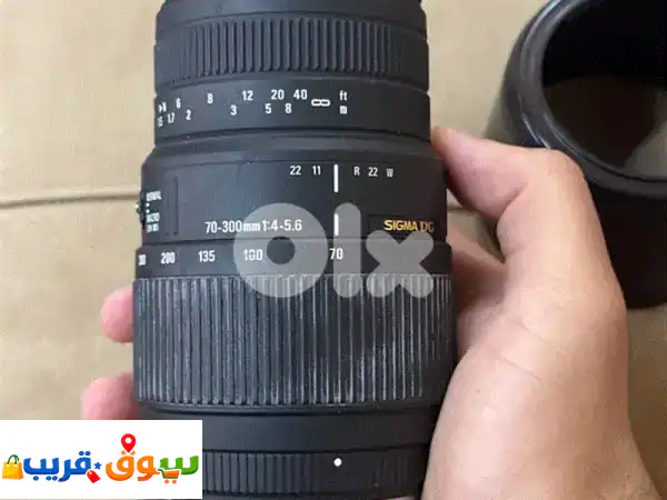 اكتشف العالم عن قرب: عدسة Sigma 70-300mm Nikon F-Mount بحالة ممتازة!