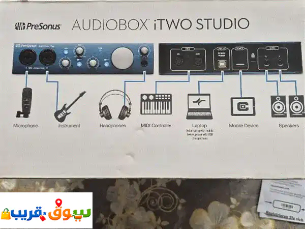 استوديو Presonus Audiobox iTwo Bundle: صوت احترافي...