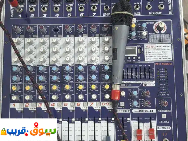 أطلق العنان لصوتك: ميكسر باور احترافي 10 قنوات 1300 واط...