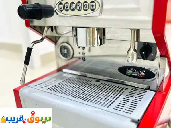 ماكينة اسبريسو إيطالية  1 جروب (أوتوماتيك) بحالة ممتازة جدا  استخدام شهرين فقط، جاهزة للاستخدام ...