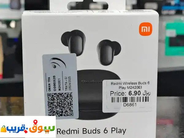 سماعات Xiaomi Buds 6 Play الجديدة بمسقط | صوت نقي، 36...