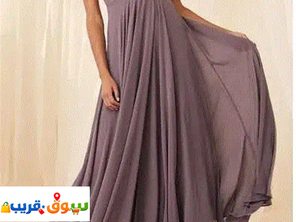 فستان لولوس ماكسي ليلكي ترابي جديد L | إطلالة...