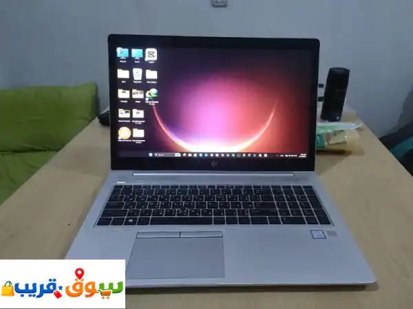 لابتوب hp elitebook 850 g6 رامات 8 هارد 256 ssd، وcore i5...