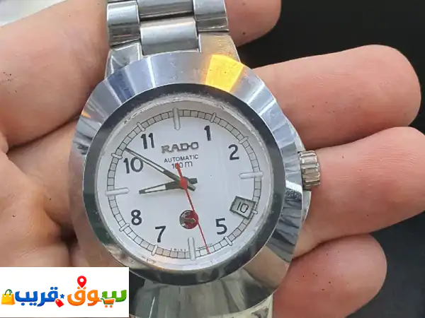 ساعة rado مستعمله أصليه للبيع متوفره مع البوكس والأوراق والكروت الخاصه مطلوب 2900 درهم