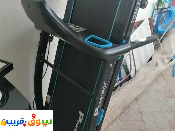 جهاز ركض Power Max Fitness TDM-110: لياقتك بمنزلك! 4 حصان قابل للطي