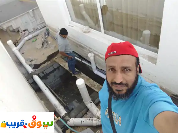 سباك صحي وتمديد مواسير غاز حديد للمطاعم...