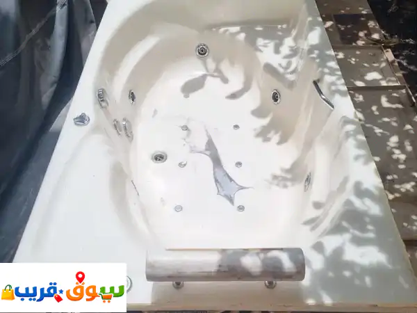 🛁 جاكوزي مستعمل بحالة ممتازة للبيع - مقاس 170x100 سم | استمتع بسبا منزلي فاخر!