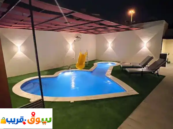 فرصة ذهبية! ✨ حجز استراحة وبركة خاصة بالهملة - الأحد ليلة لا تُنسى بسعر 25 د.ب!