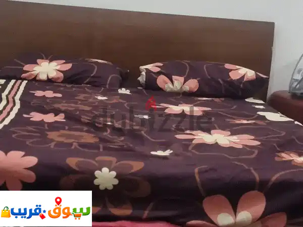 Washing machine, fridge,wooden bed + cot, dining table,  cupboard smal