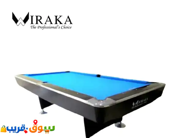 طاولة بلياردو Wiraka Tournament Poison 9 قدم سوداء - أداء...