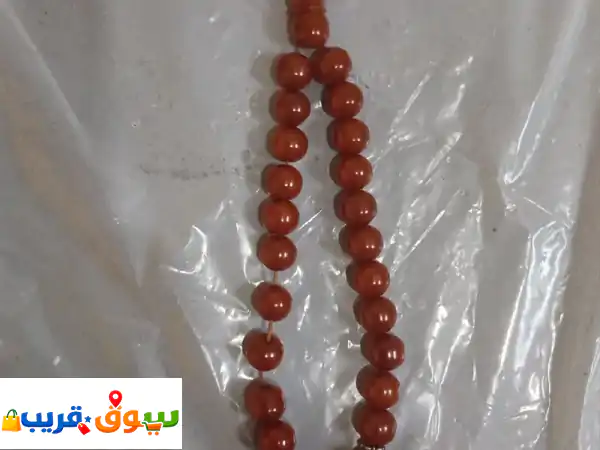 سبحة مستكة أفغاني فاخرة 33 حبة | فضة 925 أصلي | تحفة نادرة لعشاق المقتنيات (جدة)