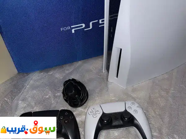 🔥 فرصة ذهبية! PS5 بلايستيشن 5 (نسخة الأقراص) 825GB نظيفة...
