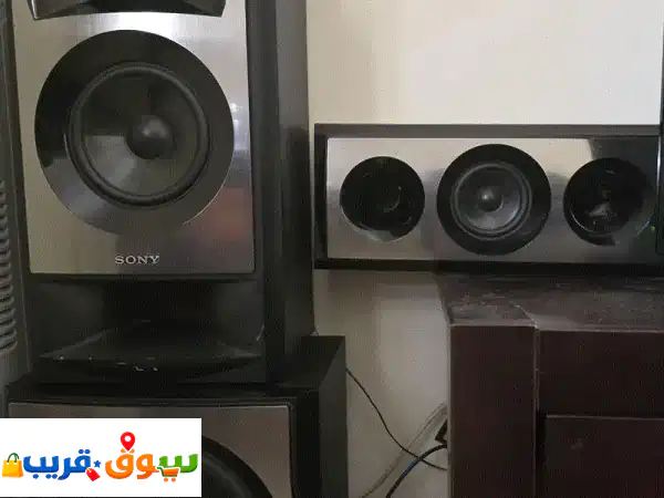 مسرح منزلي سوني 5.1 DTS/Dolby Digital مستعمل بحالة ممتازة | Sony HT-M22 - قوة 1550W وصوت محيطي مذهل!