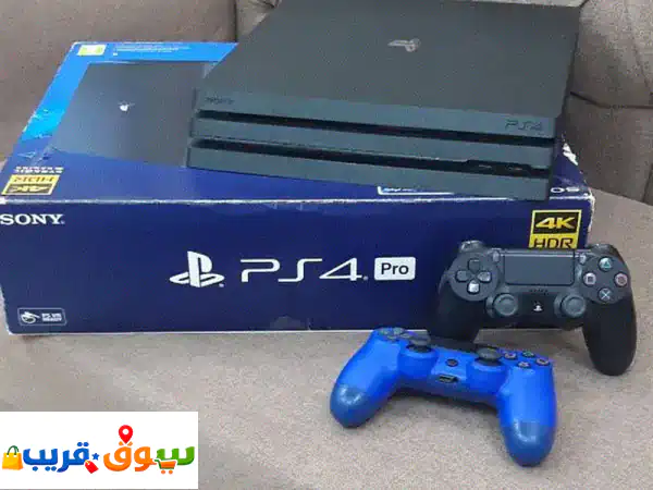 فرصة ذهبية: PS4 Pro 1TB بحالة الجديد | كامل الملحقات...