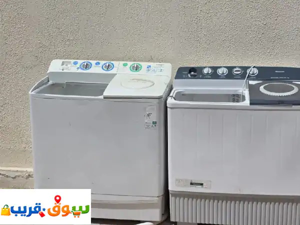 فرصة استثنائية! غسالتين عملاقتين للبيع: هيتاشي 14...